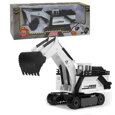 1/87 Backhoe Loader Bulldozer Truck Toy Construction Equipment Diecast Model  • £38.60