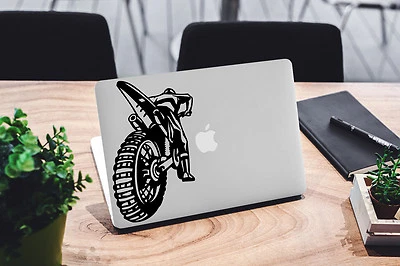 £4.79 • Buy Motocross Decal For Macbook Pro Sticker Vinyl Laptop Mac Air Bike Moto X Extreme