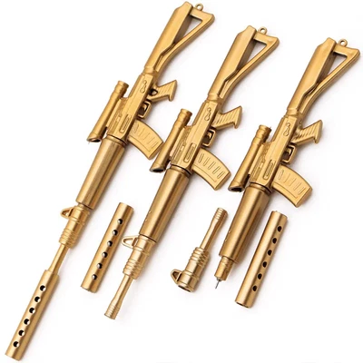 £2.99 • Buy Novelty Fun Golden Pen - Rifle Sniper Gun Pen - Gun Gift Stationery Office