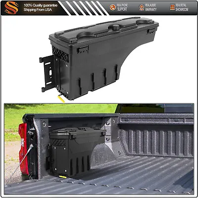 Truck Bed Storage Tool Box For 99-07 Chevy Silverado GMC Sierra Swing Case Left • $84.31