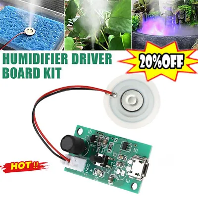 Mini Humidifier USB DIY Kit Mist Maker Fogger Atomization Driver Circuit Board • $1.52