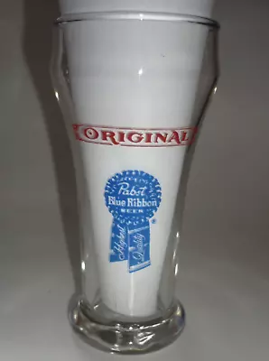 Vintage Original Pabst Blue Ribbon Beer Pilsner 7oz Tapper Glass 5 5/8  Tall 3L5 • $8.99