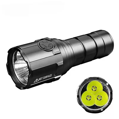 High Power Flashlight 9000 Lumen Rechargeable Super Bright Torch Camping Hiking • $129.49