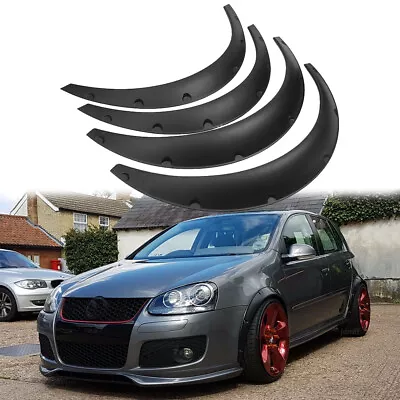 4X 4.5  Fender Flares Wide Body Kit Wheel Arches For Volkswagen VW Golf MK4 Mk5 • $65.65