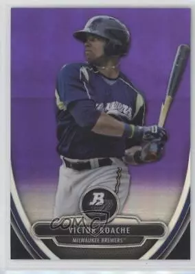 2013 Bowman Platinum Prospects Retail Chrome Purple Refractor Victor Roache • $0.99