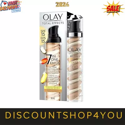 Olay Total Effects Tone Correcting Face Moisturizer With Sunscreen SPF 15 Gift • $40