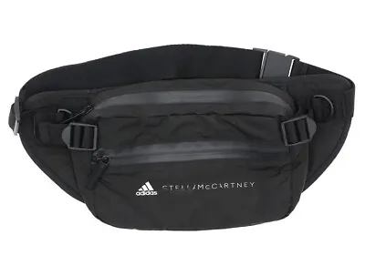 Adidas By Stella McCartney L90510 Womens Black ASMC Belt Bag Size 9.5x5.5x3.5 In • $107.25