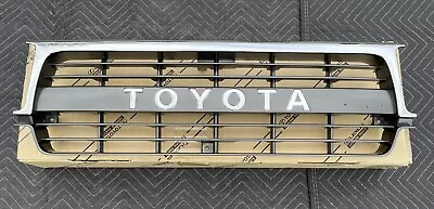 New Genuine 91 - 94 Toyota Land Cruiser Fj80 Front Radiator Chrome Grille Oem • $387.16