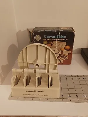 Vintage GE General Electric Versa-Disc Food Processor Accessory Kit AD-1 Has Box • $22.49