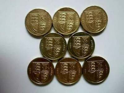 2008-2015 Shield Of The Royal Arms RARE £1 Coins VGC. • £2.99
