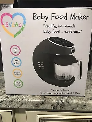 EVLA'S Baby Food Maker Healthy Homemade Baby Food In Minutes Steamer Blender • $50