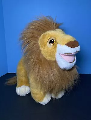 Mattel Mufasa The Lion King Plush Vintage 1993 Toy Lovey Standing Open Mouth 16  • $7.49