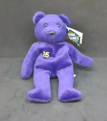 Salvino's Bamm Beanos Purple & Yellow #25 Mark McGwire Oakland A's Beanie Bear • $6.95