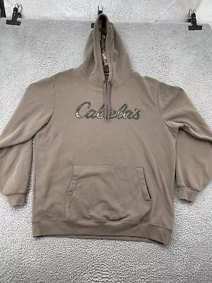 Cabelas Hoodie Adult XLT Extra Large Tall Brown Pullover Sweatshirt Outdoors Men • $24.95