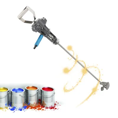 $72 • Buy Stainless Pneumatic Paint Coating Mixer Shaker Air Blender Stirrer 5 Gallon 20L 