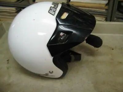 HJC FG3 White Helmet With Visor And J&M Headset • $30