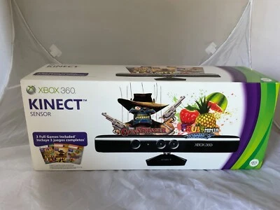 $39.95 • Buy SEALED NEW Xbox 360 Kinect Sensor With 3 Full Games