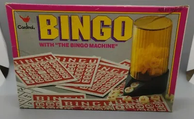 VTG 1981 Cardinal Bingo With  The Bingo Machine  Complete • $20.99