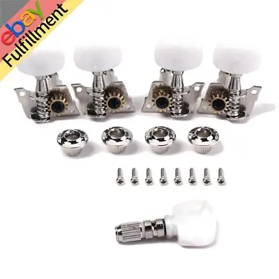 5pcs Banjo Machine Head Tuners Tuning Pegs Key With Bushings Guitar Accessories • $24.75