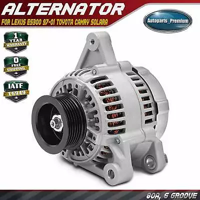 $114.99 • Buy Alternator For Lexus	ES300 97-01 Toyota Camry Solara 00-03 V6 3.0L 80 A/12 V CW