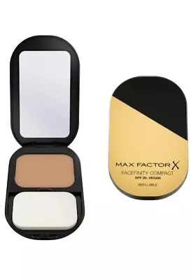 Max Factor Facefinity Refillable Foundation Compact - SPF20 Vegan - 002 IVORY • £11.95