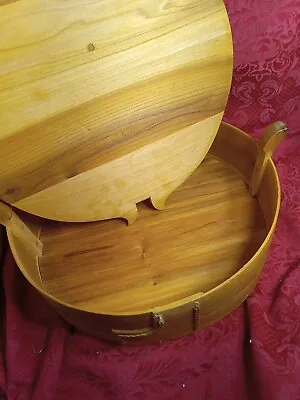 Antique Tine Svepask Hand Signed Wood Box  Swedish Scandinavian Norway Beautiful • $56.32