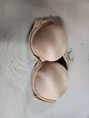 Victoria's Secret Bra 32A Beige Angels Secret Embrace Balconette NO STRAPS • $15