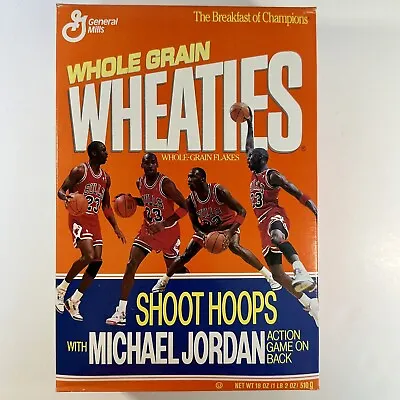 Michael Jordan Wheaties Box Shoot Hoops Game On Back/TIP TOP CONDITION/No Cereal • $4.66