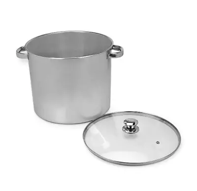 15L Cookware Stock Pot Large Stainless Steel Cooking Sauce Kettle Stock Soup Pot • $22.55