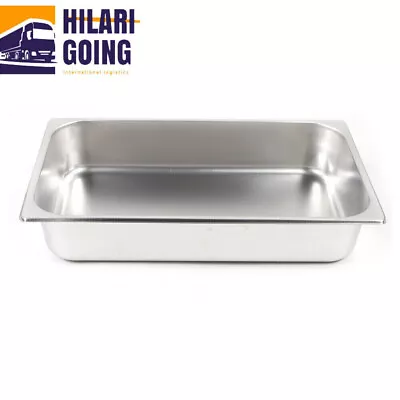 6 Pack Full Size 4  Deep Stainless Steel Steam Prep Table Buffet Food Pan Hotel • $30.40