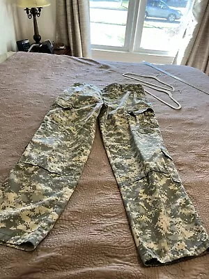 USGI Army Combat Uniform Trousers Size X-Large Long Camouflage Ripstop 39-43 Wst • $12.99