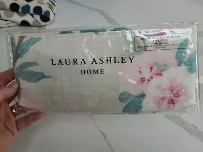 Laura Ashley Rosamond Curtains TIE BACKS Pale Cranberry • £19.99