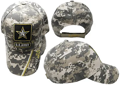 US Army STAR Logo Cap Hat U.S Military Strong American Armed Forces Patriotic • $8.88