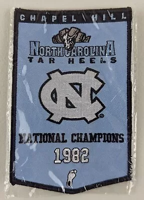 2010-11 Upper Deck North Carolina Tar Heels 1982 National Champions Banner Patch • $11.99