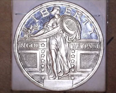 2 Oz Silver Round Proof Bare Breasted Standing Liberty #85 • $9.95