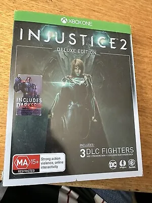 Injustice 2 Deluxe Edition Xbox One *steel Book* • $23.95