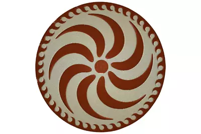 Greek Spiral Shield With Wave Border -- Sca/larp/trojan/viking/sheild/wood/armor • $150