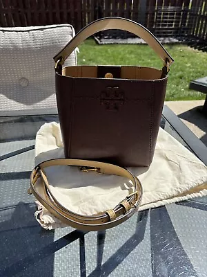 NEW Authentic Tory Burch Small McGraw Bucket Bag With Dust Bag • $195