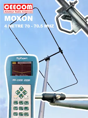 4m 70mhz Moxon Antenna 6dbi Ssb Ceecom Amateur Radio Antenna • £69.99