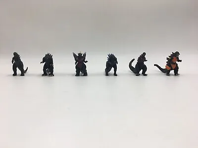 Mini Monsters: Godzilla Figure Toys W/ Movable Limbs Lot Of 6 (TwCare  2021) • $29.95