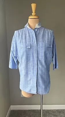 Vintage 80's Kern For Richard Hlain Germany Made Gauze Cotton Top Women's S • $24.99