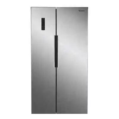 Candy Fridge Freezer American Side-by-Side No Frost Silver- CHSBSV 5172XKN • £399