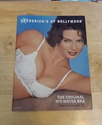 FREDERICK'S OF HOLLYWOOD Catalog 1999 LINGERIE ORIGINAL WATER BRA SUMMER Fashion • $29.58