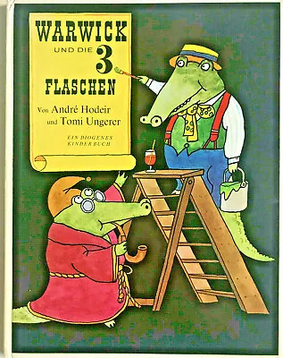 André Hodeir Tomi Ungerer Warwick And The 3 Bottles Tomi Ungerer Children's Books • $47.07