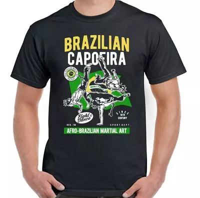 Brazilian Capoeira T-Shirt Mens Martial Arts Dance • $11.19