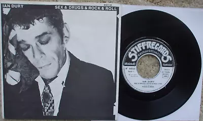 Ian Dury &The Blockheads - Sex & Drugs & Rock & Roll / Razzle - EX- France 45 • £5.99