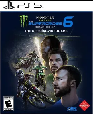 Monster Energy Supercross 6 PlayStation 5 PS5 Game NEW/Sealed Free Shipping  • $21.50