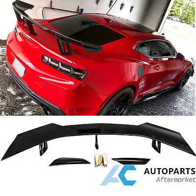 Rear Spoiler Trunk Wing For 2016- Chevy Camaro ZL1 1LE Style Gloss Black • $199.99