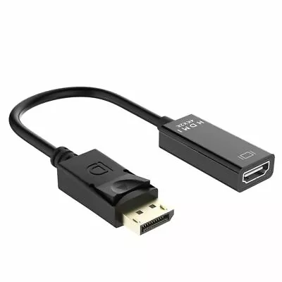 DP Displayport Male To HDMI Female Cable Converter Adapter For PC Laptop Desktop • $3.95