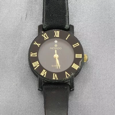 Movado Esperanza Women's Black Wristwatch • $0.99